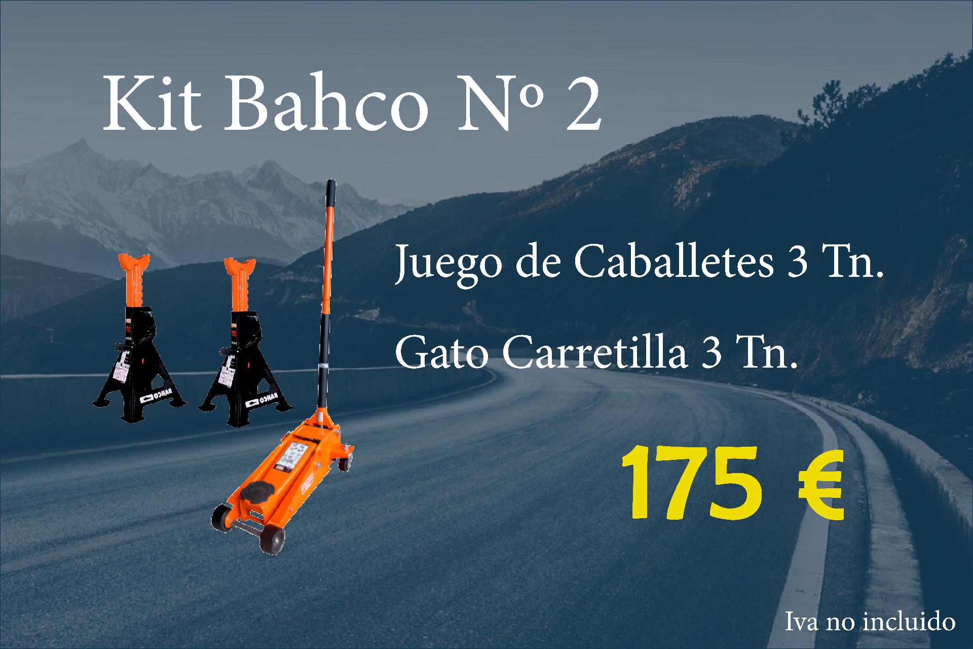 Oferta Gato Bahco y Juego de Caballetes