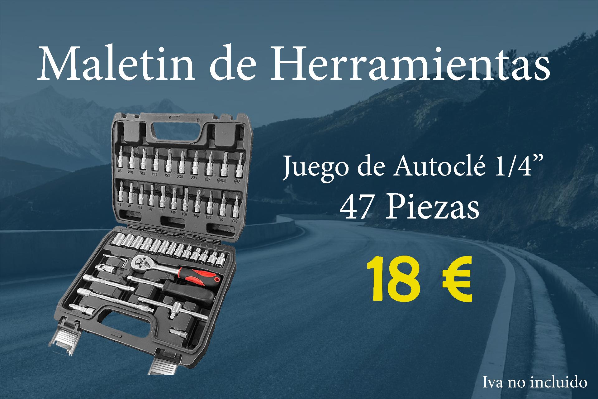 Juego de Autoclé Maletin herramientas