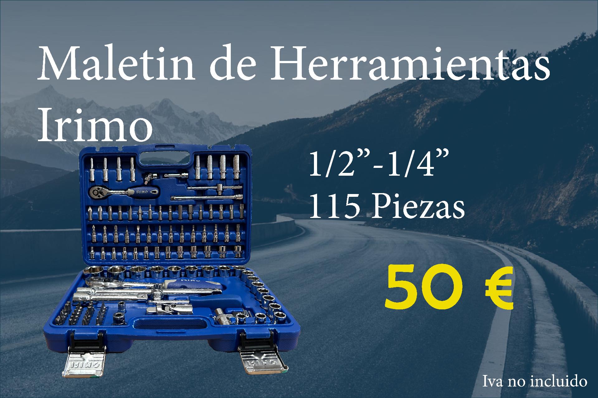 Maletin de 115 herrramientas Irimo