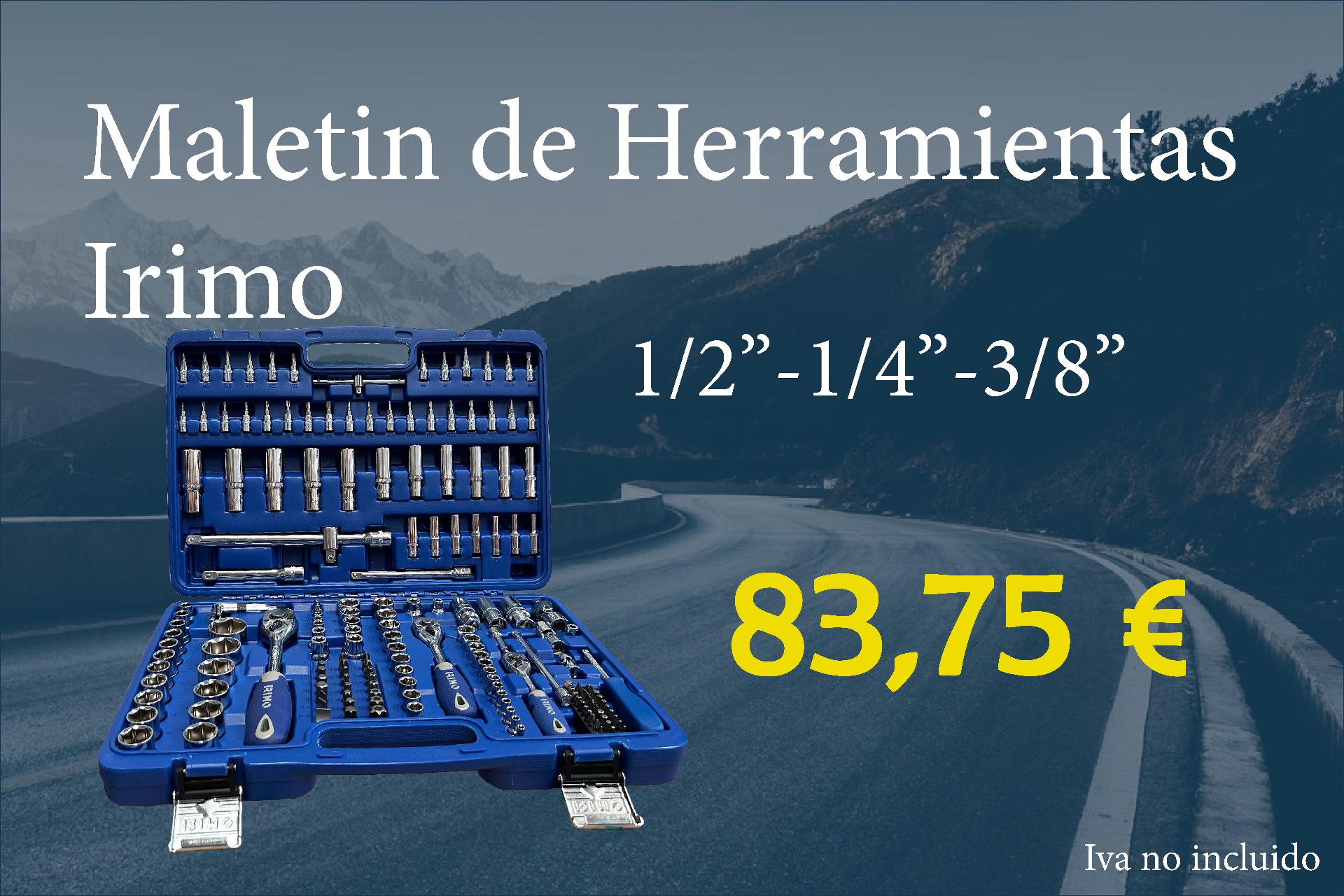Maletin de 183 herramientas irimo